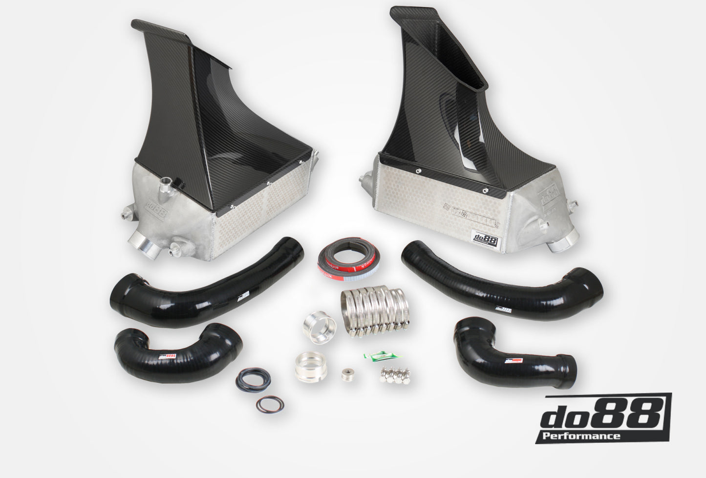 Porsche 991 Turbo 2013- Intercooler kit för do88 Y-Rör