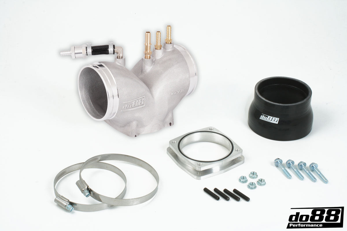 Porsche 997.1 Turbo Plenum, OEM spjällhus
