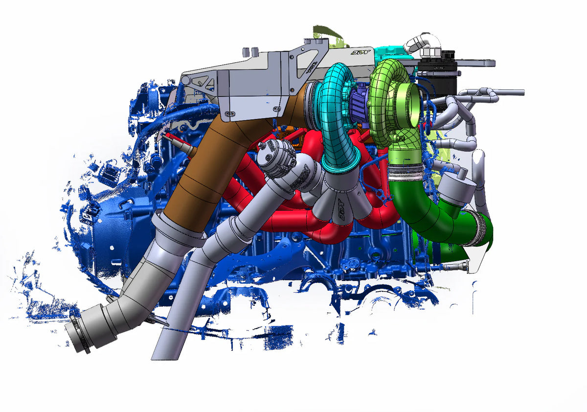 JDY BMW G8X Single Turbo Kit M2/M3/M4
