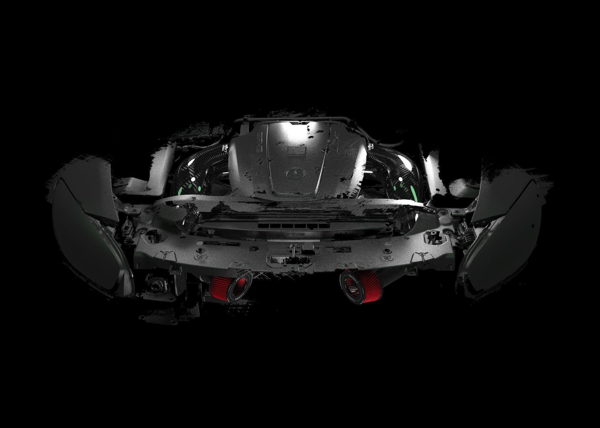 Mercedes AMG GT Carbon Fiber Intake – Side View