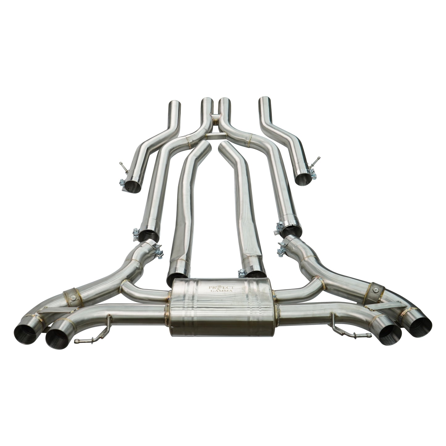 BMW F90 M5 Stainless Steel Catback Exhaust Detail
