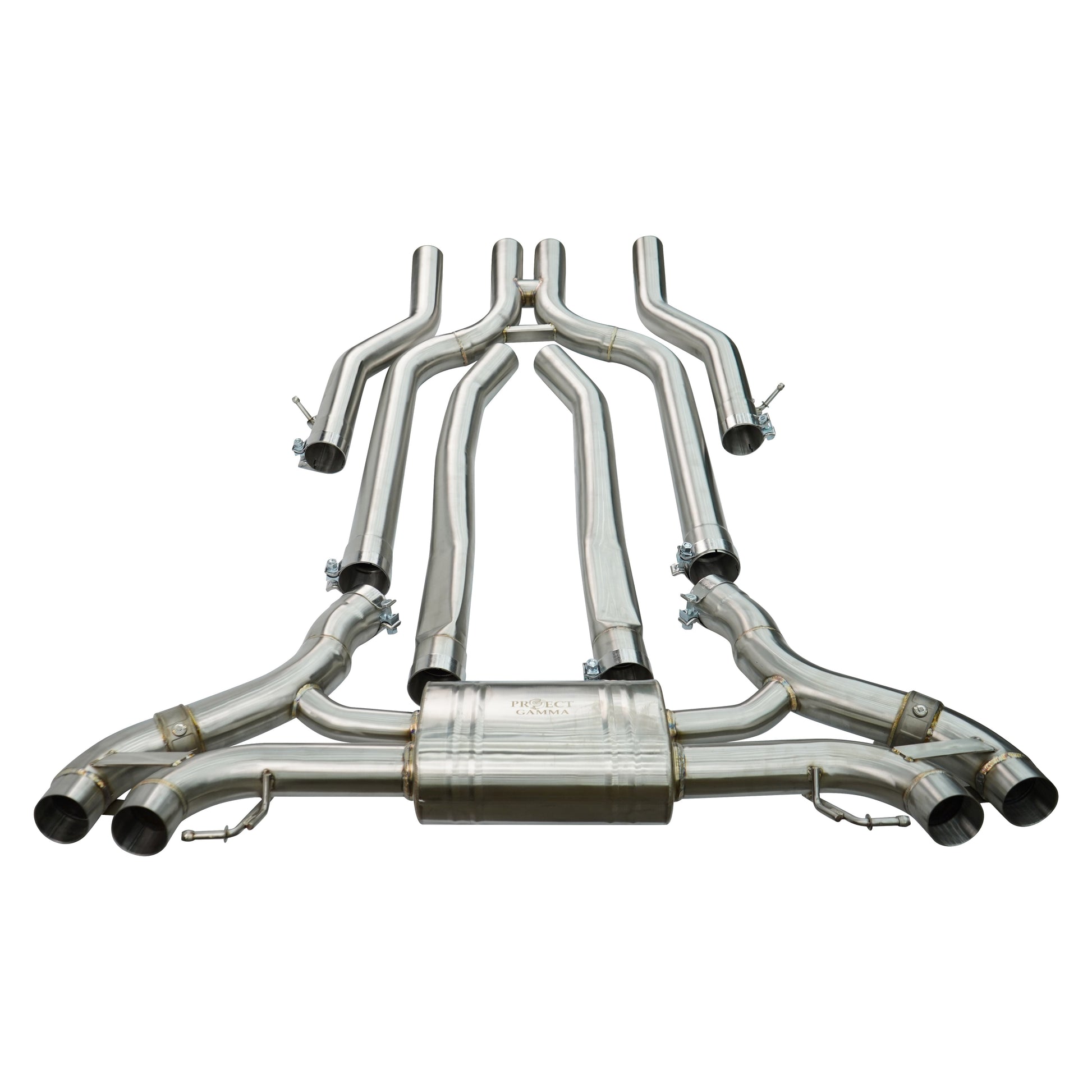 BMW F90 M5 Stainless Steel Catback Exhaust Detail