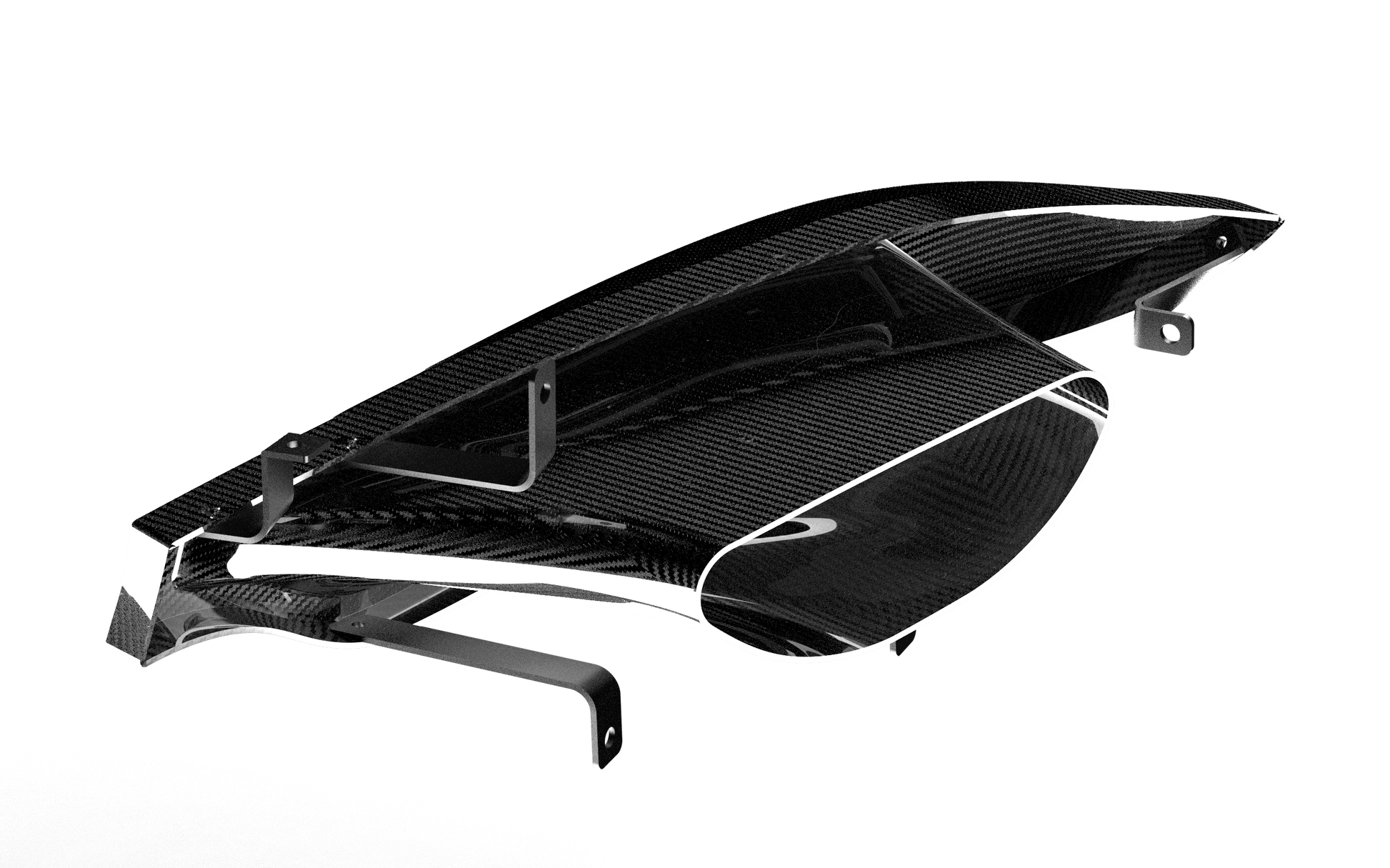 BMW F8X Carbon Headlight Delete – Side View