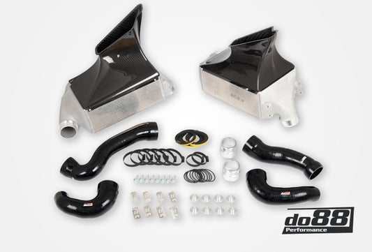 Porsche 911 Turbo (996) Intercooler kit MERA för OEM Y-Rör