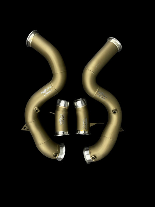 Mercedes-Benz S63 AMG Stainless Steel Downpipes