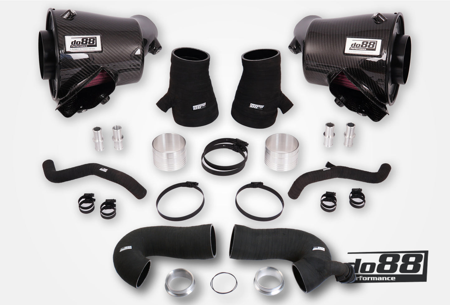 Porsche 911 Turbo (992) Insugssystem, 80mm utlopp, med turboinlopp