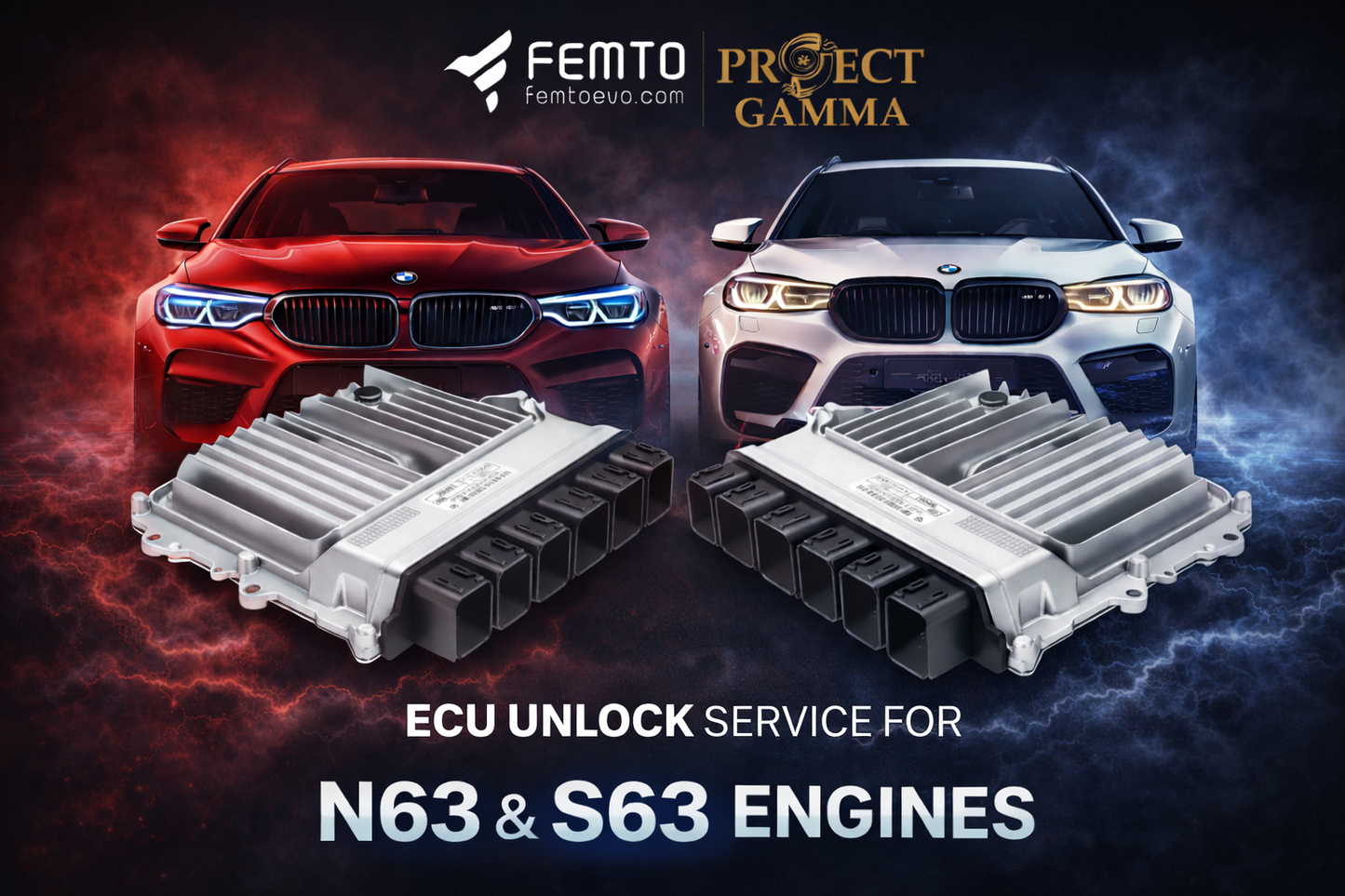 Project Gamma FEMTO DME ECU Unlock Service For BMW N63 & S63 ENGINES