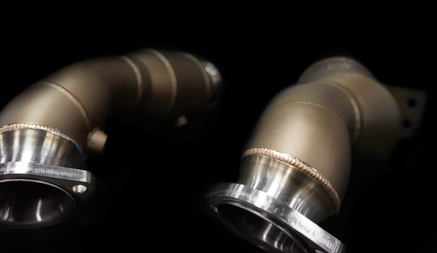 Mercedes-Benz C43 Catless Downpipes – Performance Exhaust