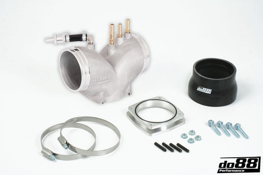 Porsche 997.1 Turbo Plenum, OEM spjällhus