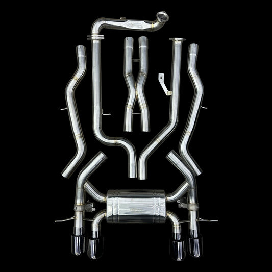 BMW M2 G87 Equal Length Catback Stainless Steel Exhaust System
