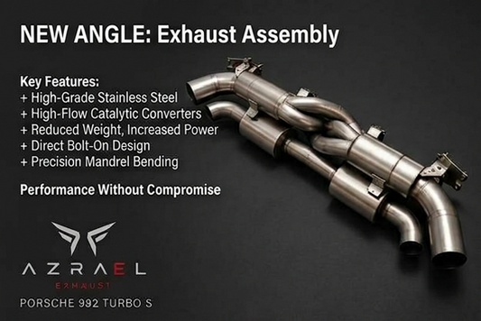 Azrael Precision Valved Exhaust System – Porsche 911 (992) Turbo S