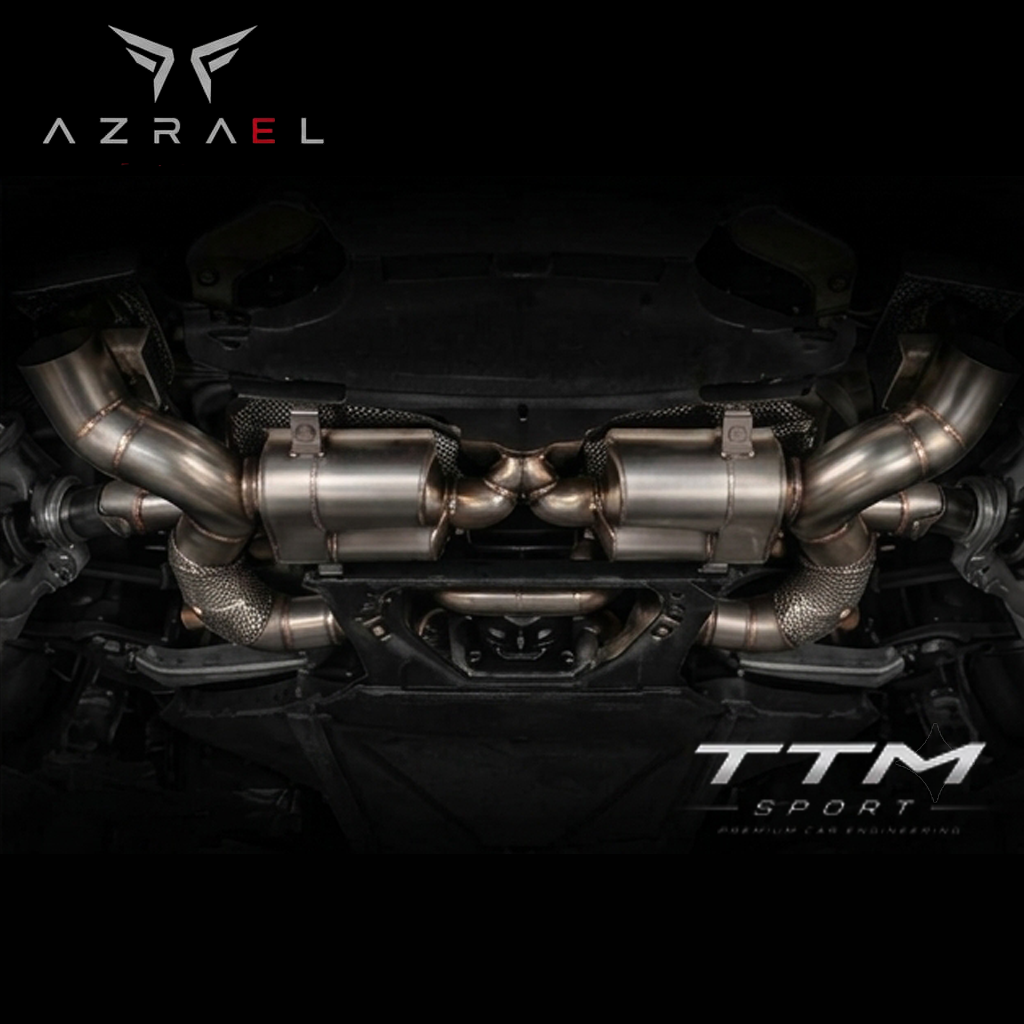 Azrael Precision Valved Exhaust System – Porsche 911 (992) Turbo S