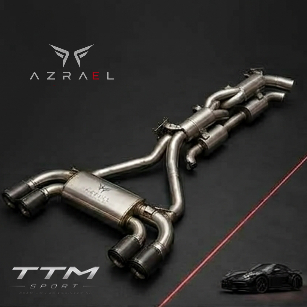 Azrael Precision Valved Exhaust System – Porsche 911 (992) Turbo S